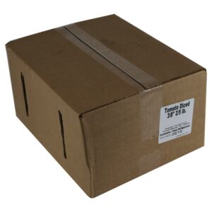 Fresh Diced Roma Tomatoes | Corrugated Box