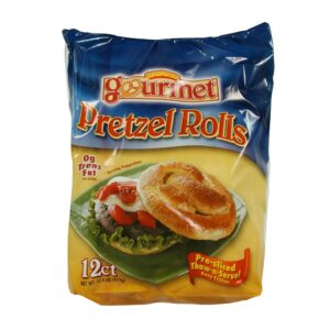 Sliced Pretzel Rolls | Packaged