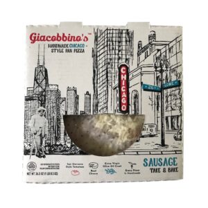 10″ Sausage Pan Pizza | Packaged