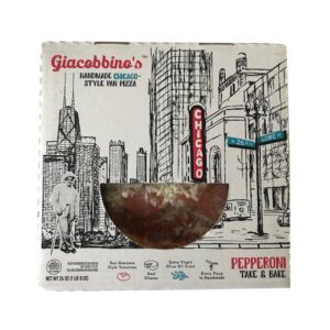 10″ Pepperoni Pan Pizza | Packaged