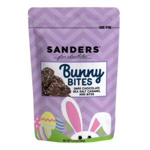 Dark Chocolate and Sea Salt Caramel Bites | Packaged