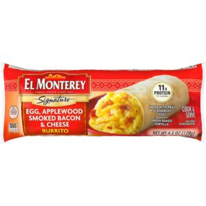 Egg, Applewood Smoked Bacon, & Cheese Burritos | Packaged