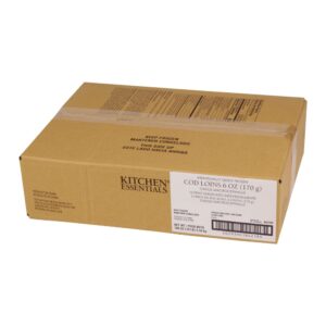 Cod Loin Fillet, 6 oz. | Corrugated Box