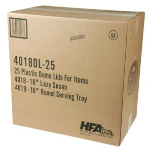 18″ Dome Lids | Corrugated Box