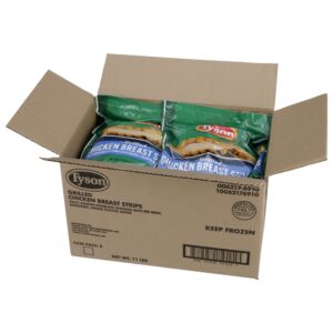 Grilled Chicken Breast Strips | Packaged