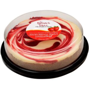 Strawberry Swirl Cheesecake | Packaged