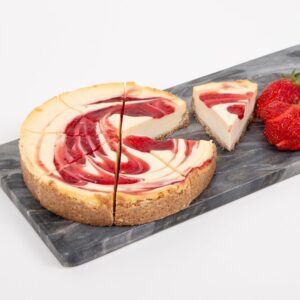 Strawberry Swirl Cheesecake | Styled