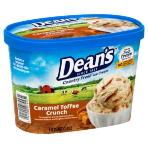 Caramel Toffee Crunch Ice Cream | Packaged