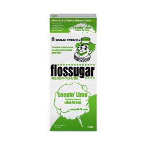 6-3.25# Flossugar Lime Cotton F 2700 | Packaged