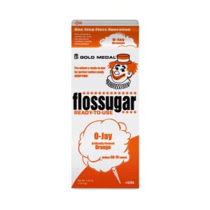 6-3.5# Flossugar – # 13orange | Packaged