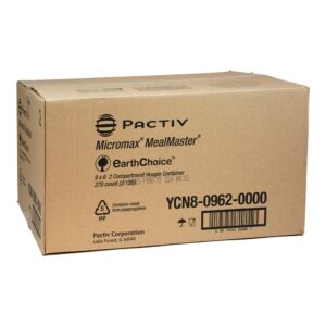 MFPP 9×6 Hoagie 2 compt White | Corrugated Box