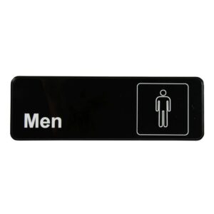3×9 inch Men Sign | Raw Item