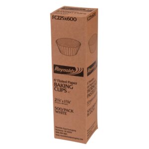6″ White Baking Cups | Packaged