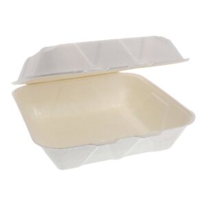 Molded Fiber Clamshell Containers | Raw Item