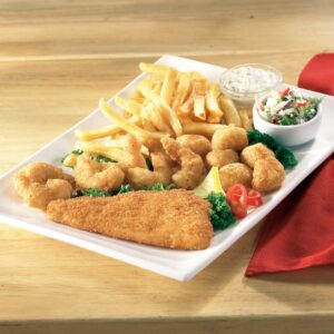 Breaded Fisherman’s Seafood Platter | Styled
