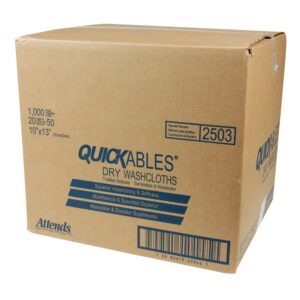 Dry Wipes, Medium Weight, 10×13″ | Corrugated Box