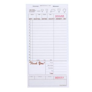 Guest Check Books | Raw Item