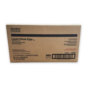 EGG WHL LIQ W/CITRIC 2-20# GCHC | Corrugated Box
