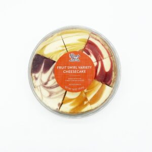 Fruit Swirl Cheesecake | Packaged