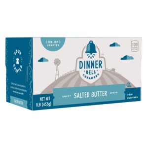 Salted Butter Quarters, Grade AA | Packaged