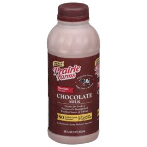 Prairie Farms Chocolate Milk 16oz | Packaged