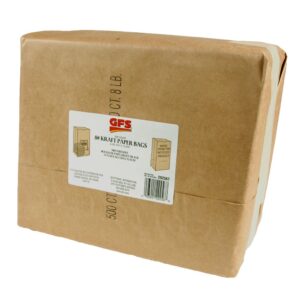 8″ Brown Paper Bag | Packaged