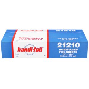 12×10 inch Foil Sheets | Packaged