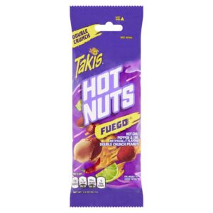 Taki’s Hot Fuego Nuts 3.2oz | Packaged