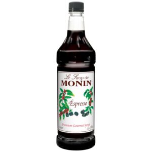 SYRUP ESPRS PLAS 1LTR MONIN | Packaged
