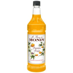 SYRUP PASSFRT PLAS 1LTR MONIN | Packaged