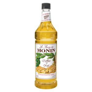 SYRUP TOFF NUT PLAS 1LTR MONIN | Packaged