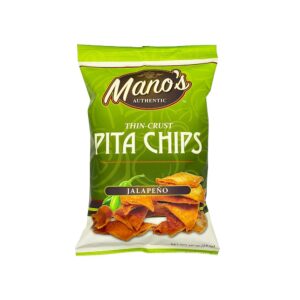 Mano’s Jalapeno Pita Chips | Packaged