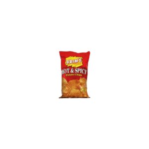 Brims Hot & Spicy Potato Chips 5oz | Packaged