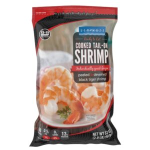 Seamazz Cooked Shrimp Tail ON 13/15CT 2# | Packaged