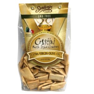 Extra Virgin Olive Oil Crostini Crackers | Packaged