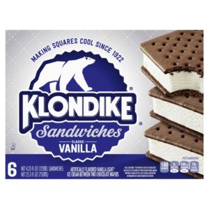 Klondike Vanilla Sandwiches | Packaged