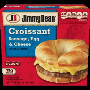Sausage, Egg & Cheese Croissant Breakfast Sandwiches | Packaged