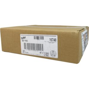 Beef Franks, 6 Inch 4 count per lb. | Corrugated Box