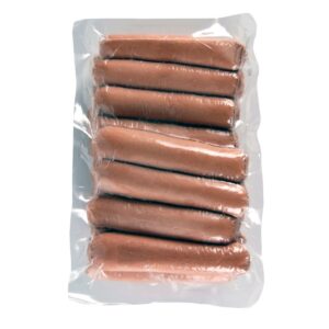Beef Franks, 6 Inch 4 count per lb. | Packaged