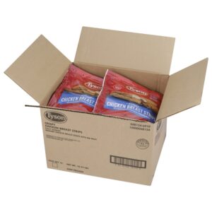 Breaded Crispy Chicken Breast Strips | Packaged