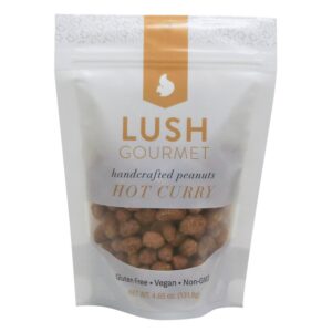 Lush Hot Curry Peanuts | Packaged