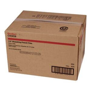 Shoestring Cut French Fries | Corrugated Box