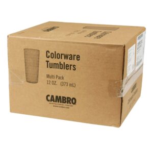 Colorware Clear Plastic Tumblers, 12 oz. | Corrugated Box