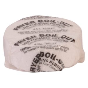 Deep Fryer Cleaner Tablet | Packaged