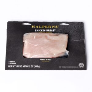 2 – 6 oz. Boneless Un-Marinated Chicken Breasts | Packaged