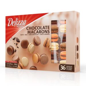 Assorted Chocolate Macarons | Packaged