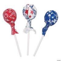 Red White & Blue Tootsie Pop | Packaged