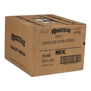 Krusteaz Triple Chocoloate Chunk Cookie Mix | Corrugated Box