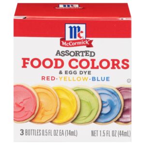 McCORM COLORING FD KIT RD/YEL/BLUE .5Z 3 | Styled