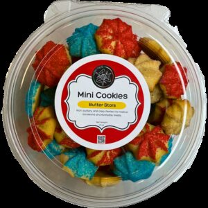 Mini Cookies Butter Stars | Packaged
